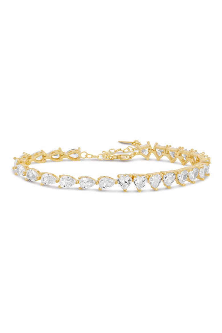 Tennis Bracelet, Main, color, GOLD