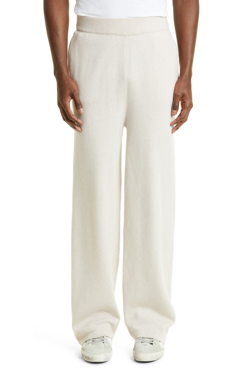 Golden Goose Wide Leg Cashmere & Wool Pants, Main, color, 