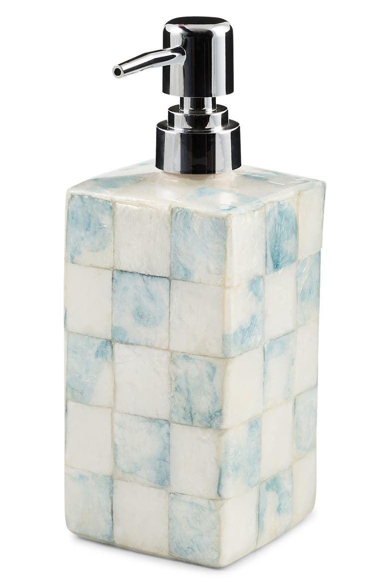 Check Capiz Soap Pump, Main, color, BLUE
