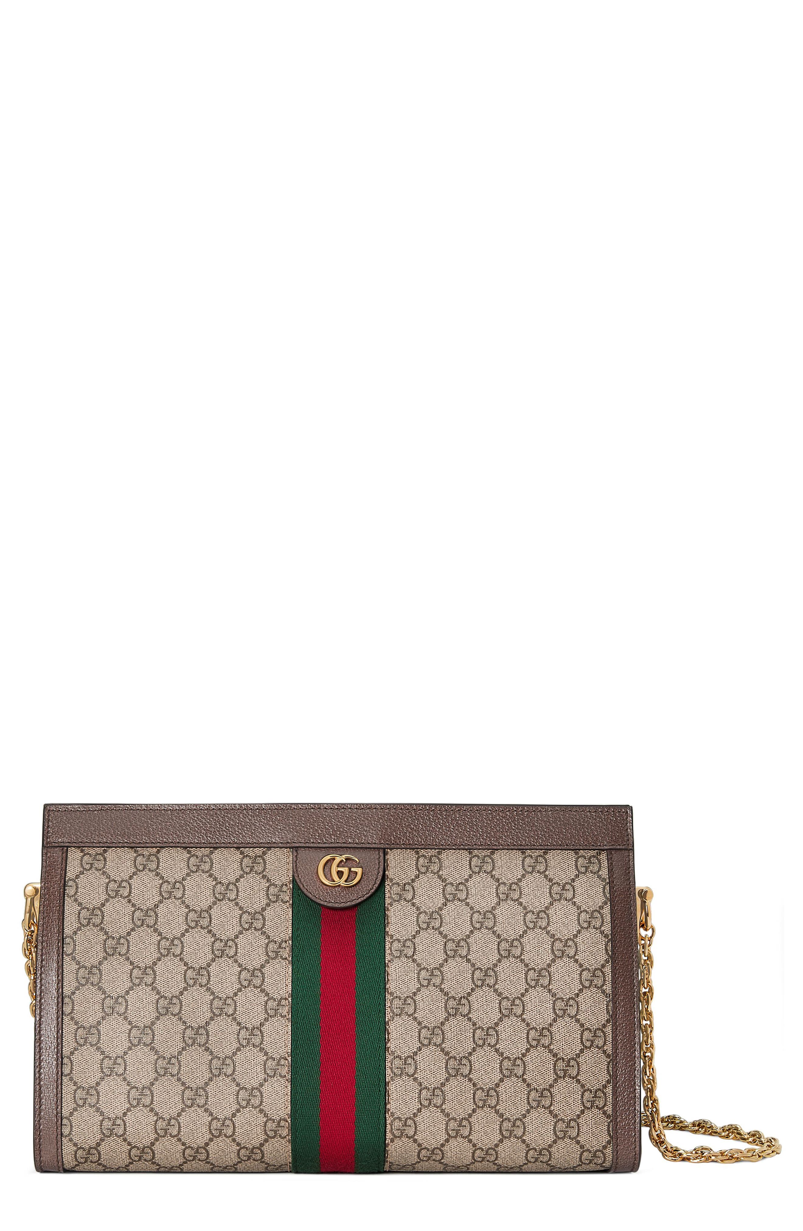 Gucci Canvas Shoulder Bag, Main, color, 