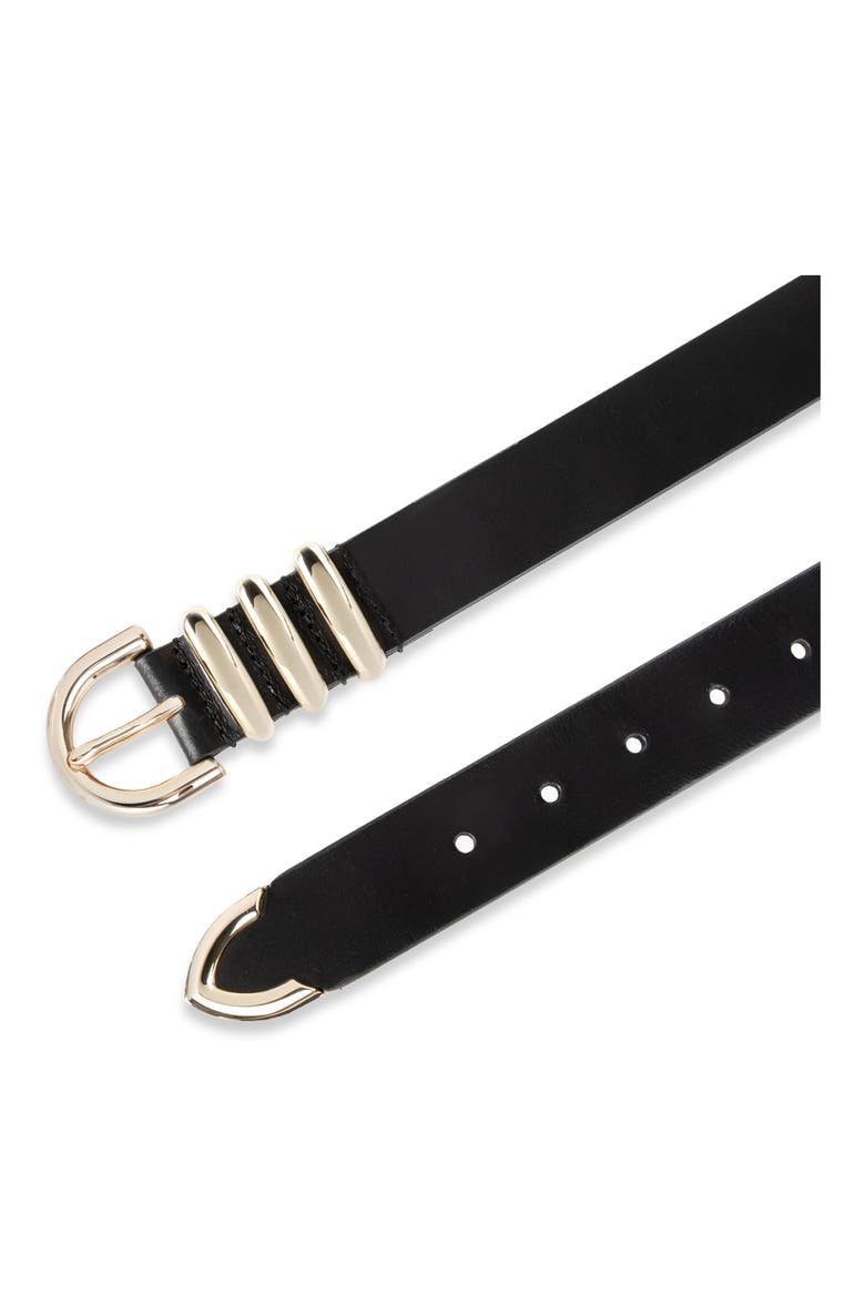 Triple Keeper Belt, Alternate, color, BLACK