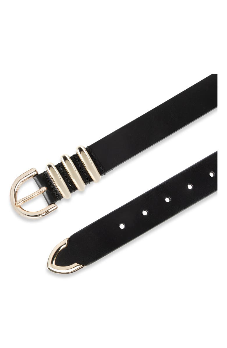 Cole Haan Triple Keeper Belt, Alternate, color, Black