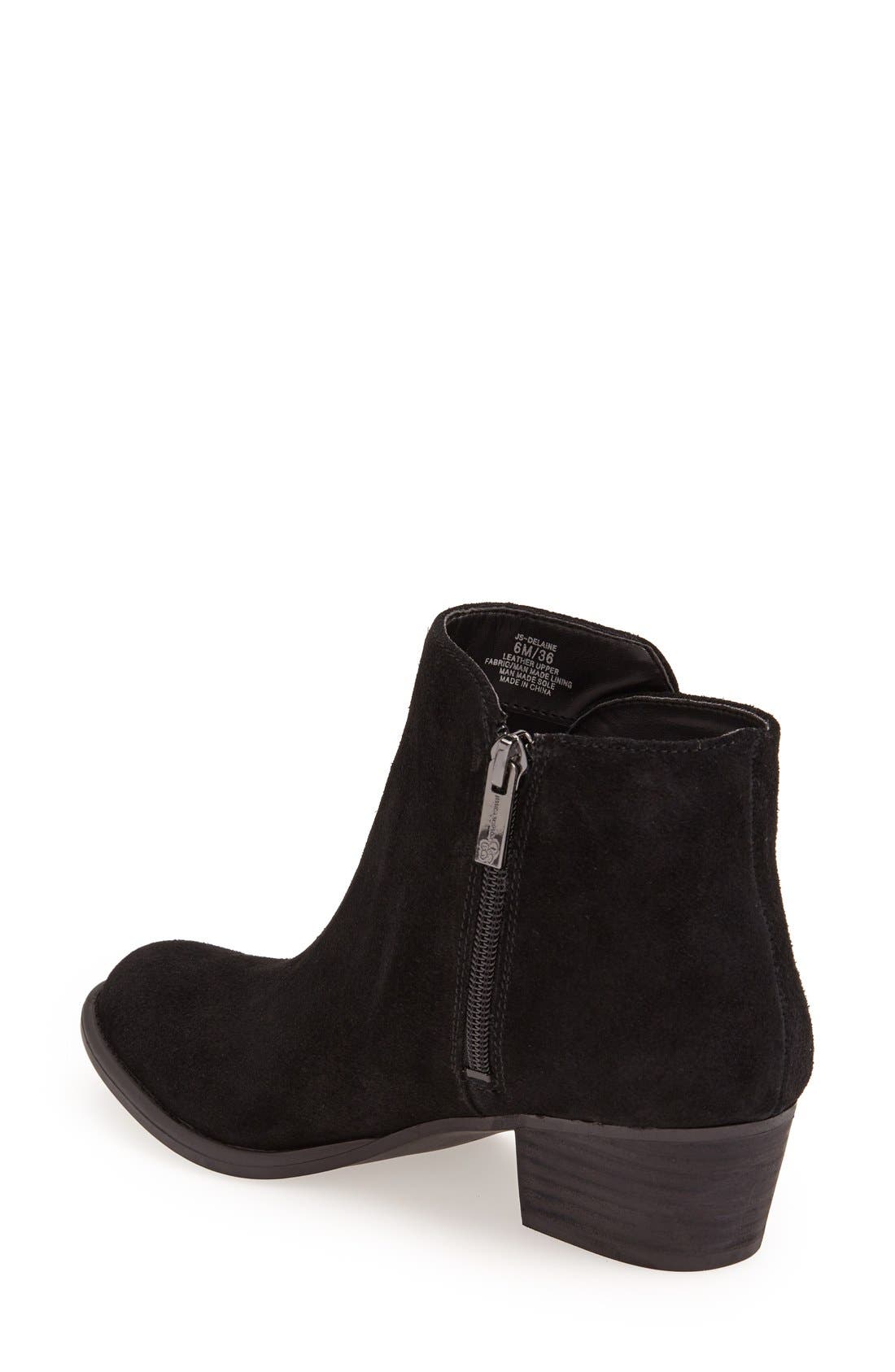 Jessica Simpson 'Delaine' Suede Bootie, Alternate, color, 