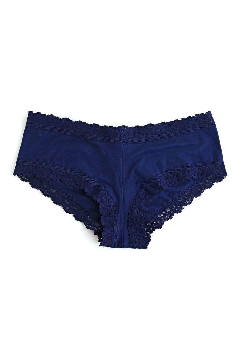 Supima® Cotton Boyshorts, Alternate, color, NAVY