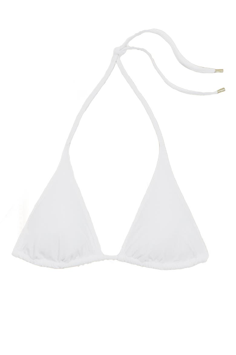 String Bikini Top, Alternate, color, Textured White