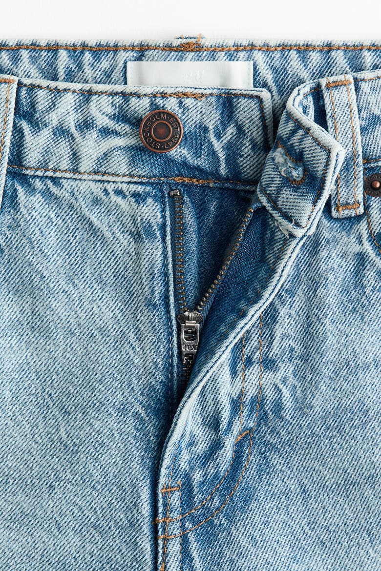 Wide-leg Regular Waist Jeans, Alternate, color, Light denim blue