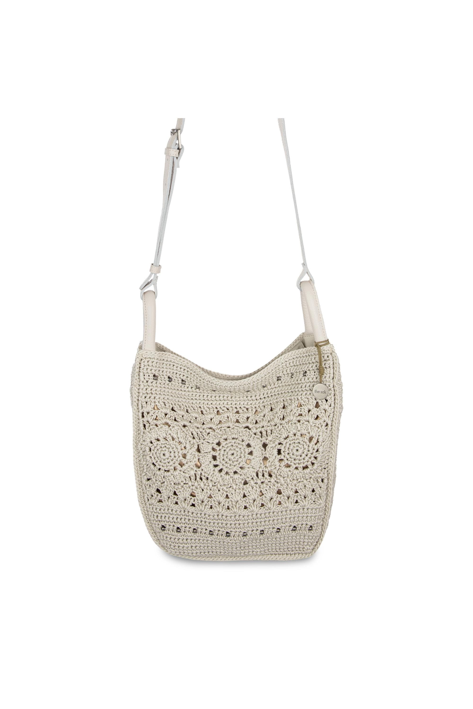 Los Feliz Crossbody Crochet Bag, Alternate, color, Natural Medallion