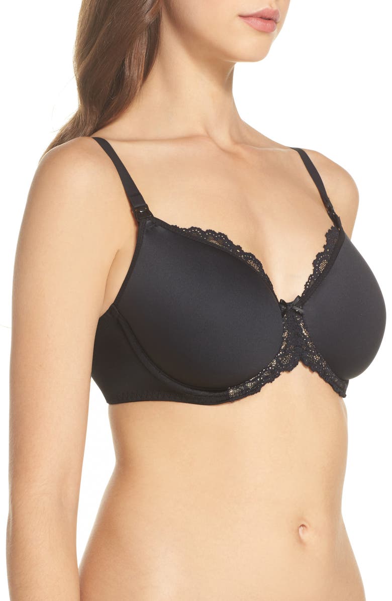 Wacoal Underwire Contour Nursing Bra, Alternate, color,