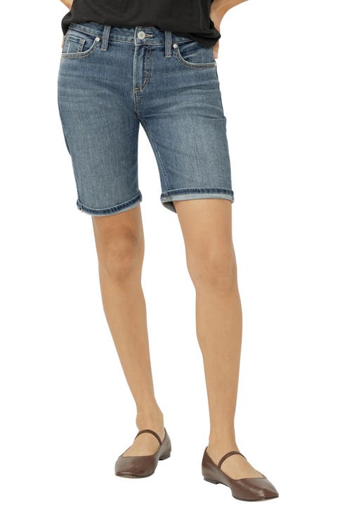 Suki Denim Bermuda Shorts (Sunbury)