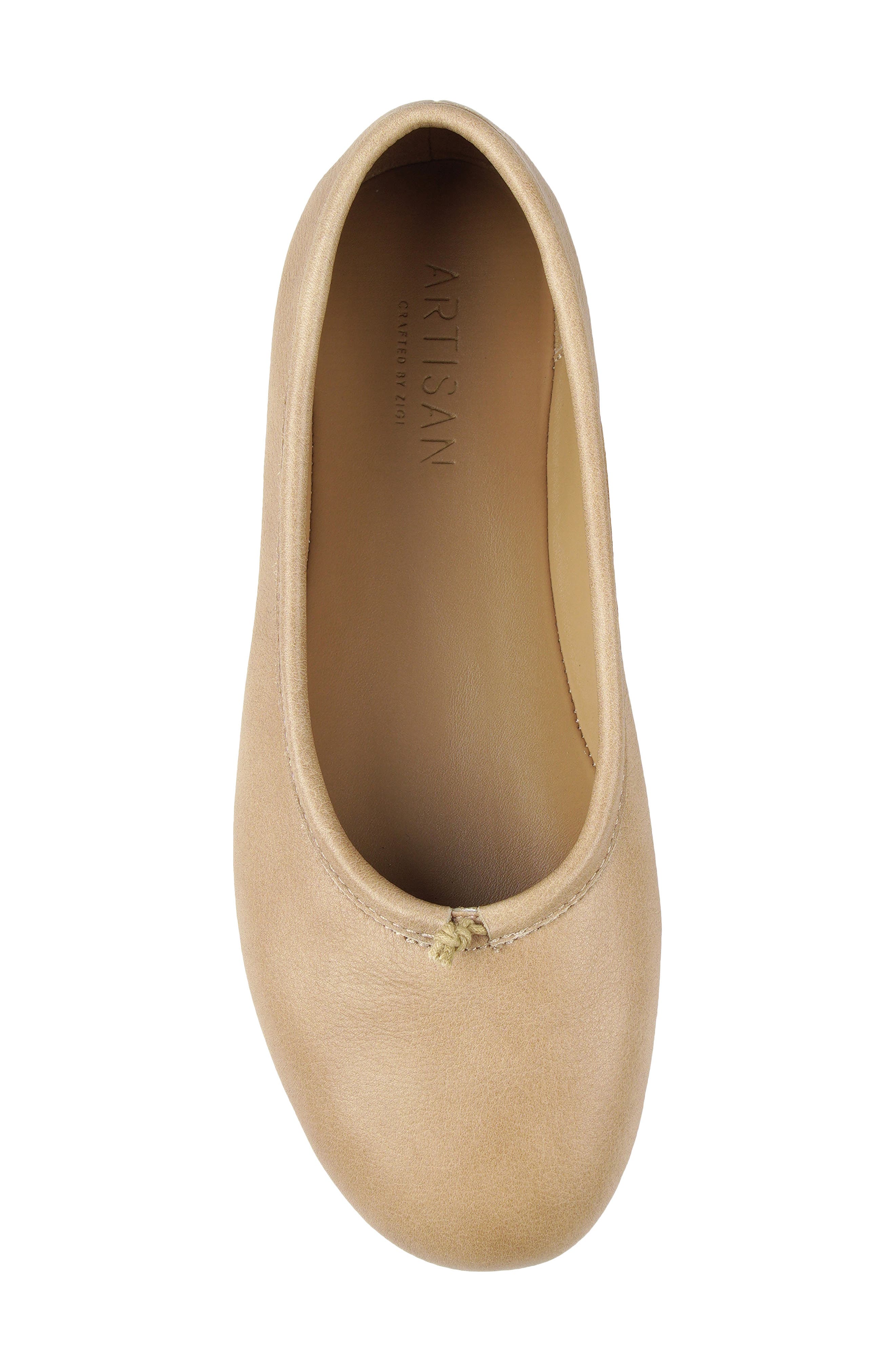 Perch Flat, Alternate, color, NATURAL LEATHER