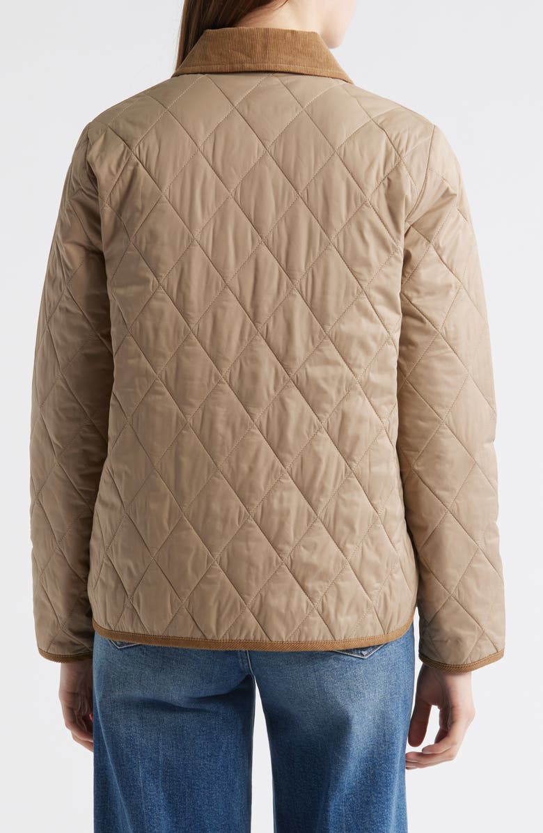 Barbour Clydebank Quilted Jacket, Alternate, color, Trench