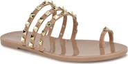Nine West Centy Studded Toe Loop Sandal