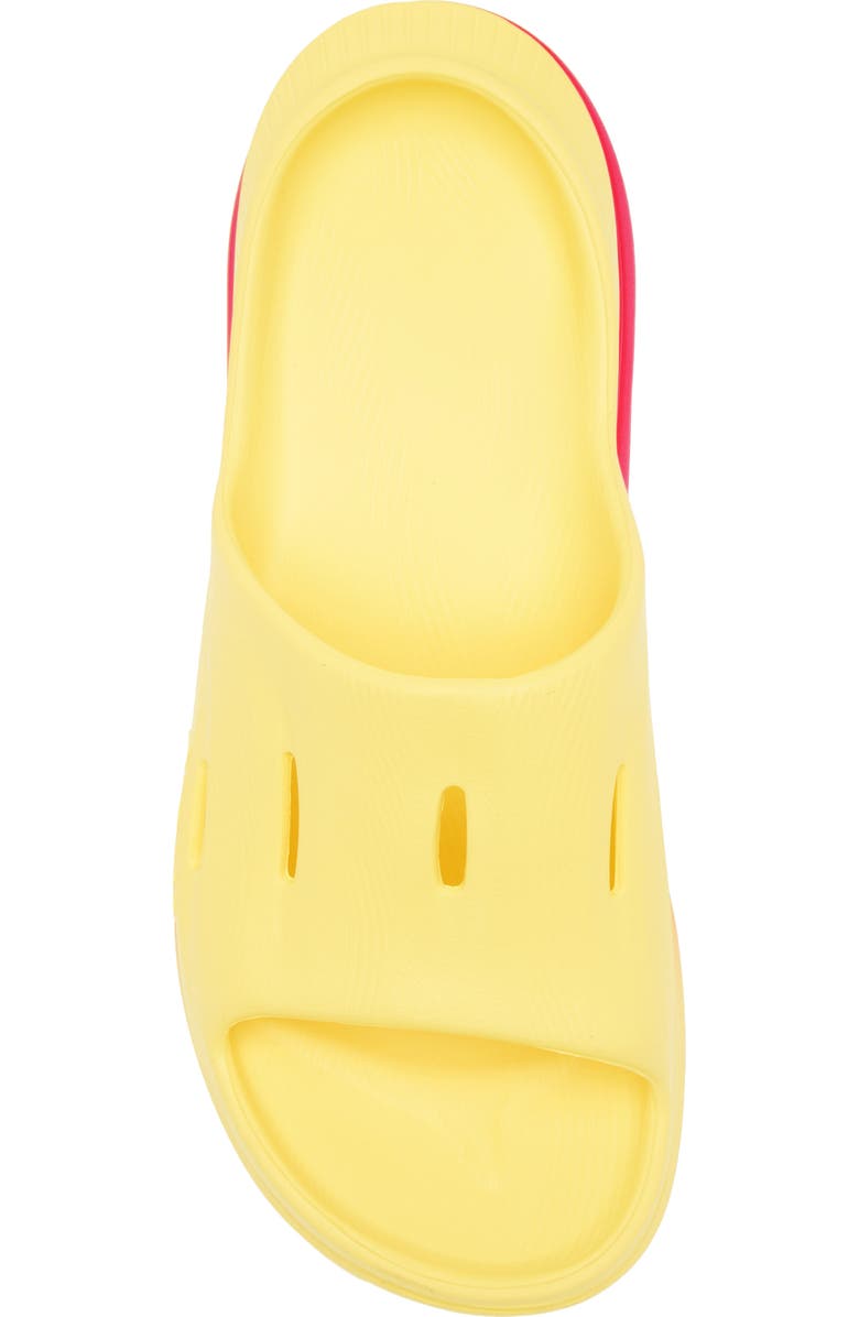 HOKA Gender Inclusive Ora Recovery Slide 3 Sandal, Alternate, color, Poppy / Cerise