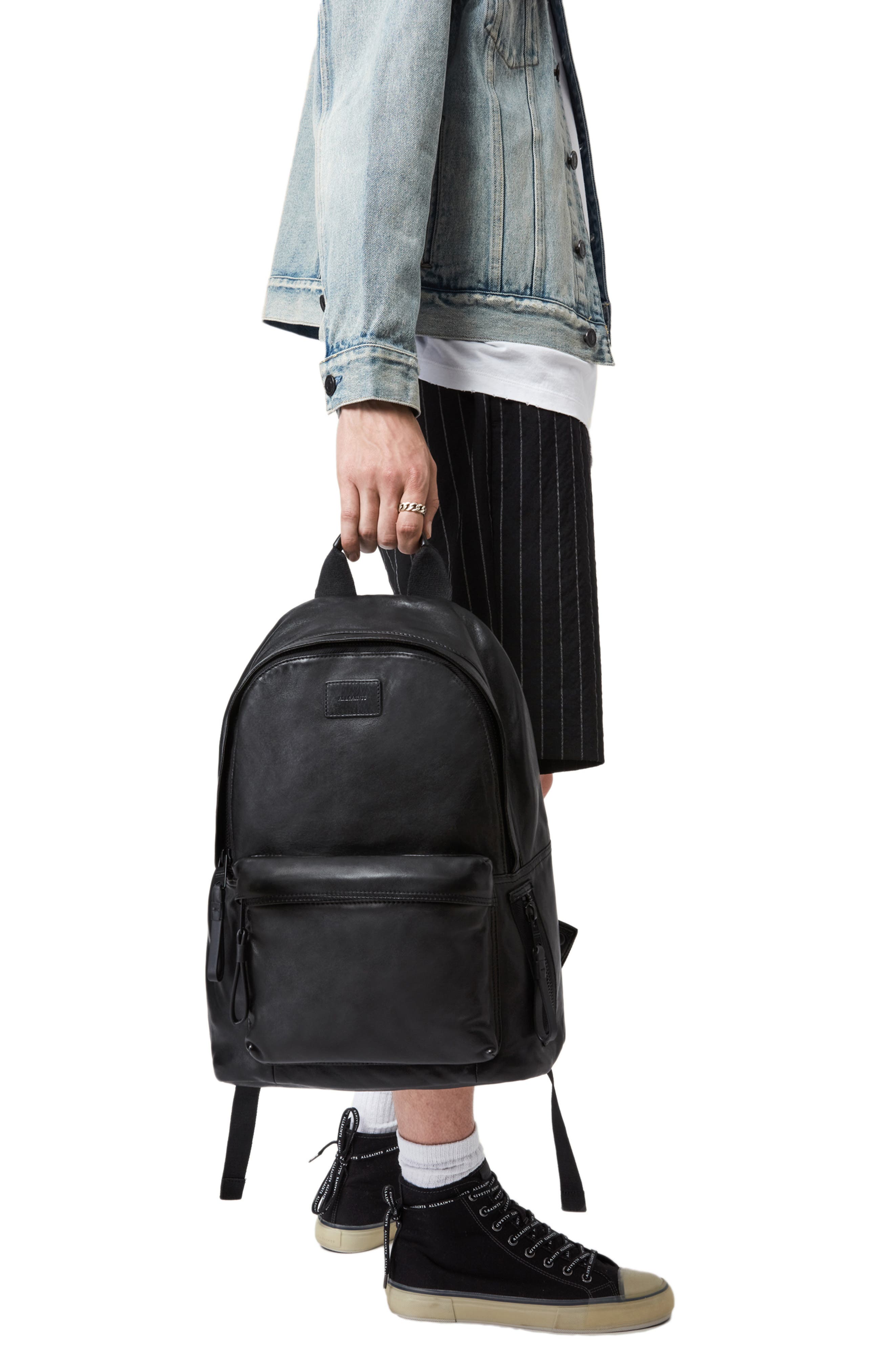 AllSaints Arena Leather Backpack | Nordstrom