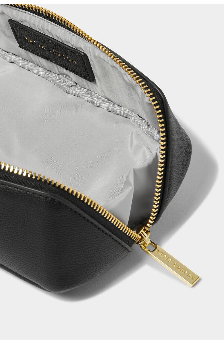 Katie Loxton Small Make Up and Toiletry Bag, Alternate, color, Black