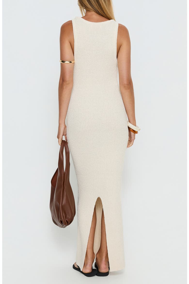 Imirisa Scoop Neck Knit Maxi Dress, Alternate, color, CREAM