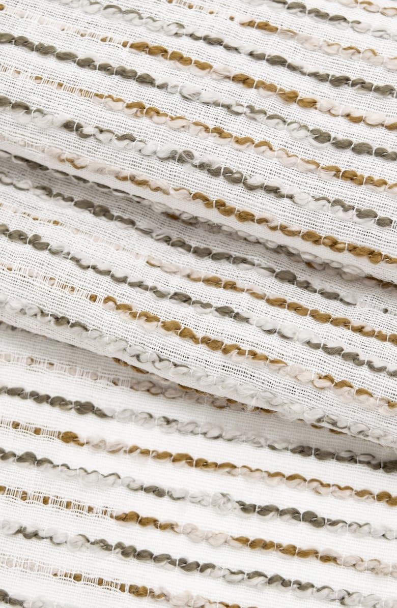 DAINTY HOME Set of 2 Print Sheer Curtain Panels, Alternate, color, Apricot