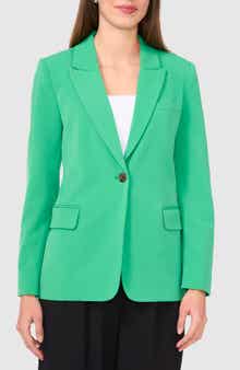 Single Button Relaxed Blazer