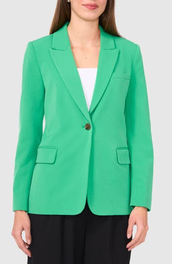 Halogen ® Single Button Relaxed Blazer In Green