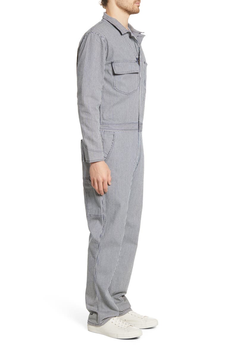 Union-All Slim Coveralls, Alternate, color, RAILROAD STRIPE