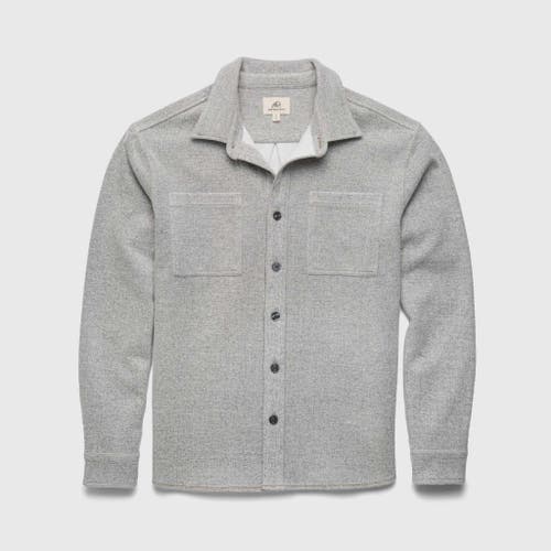Surfside Supply Co. Louis Soft Textured Overshirt In Gray