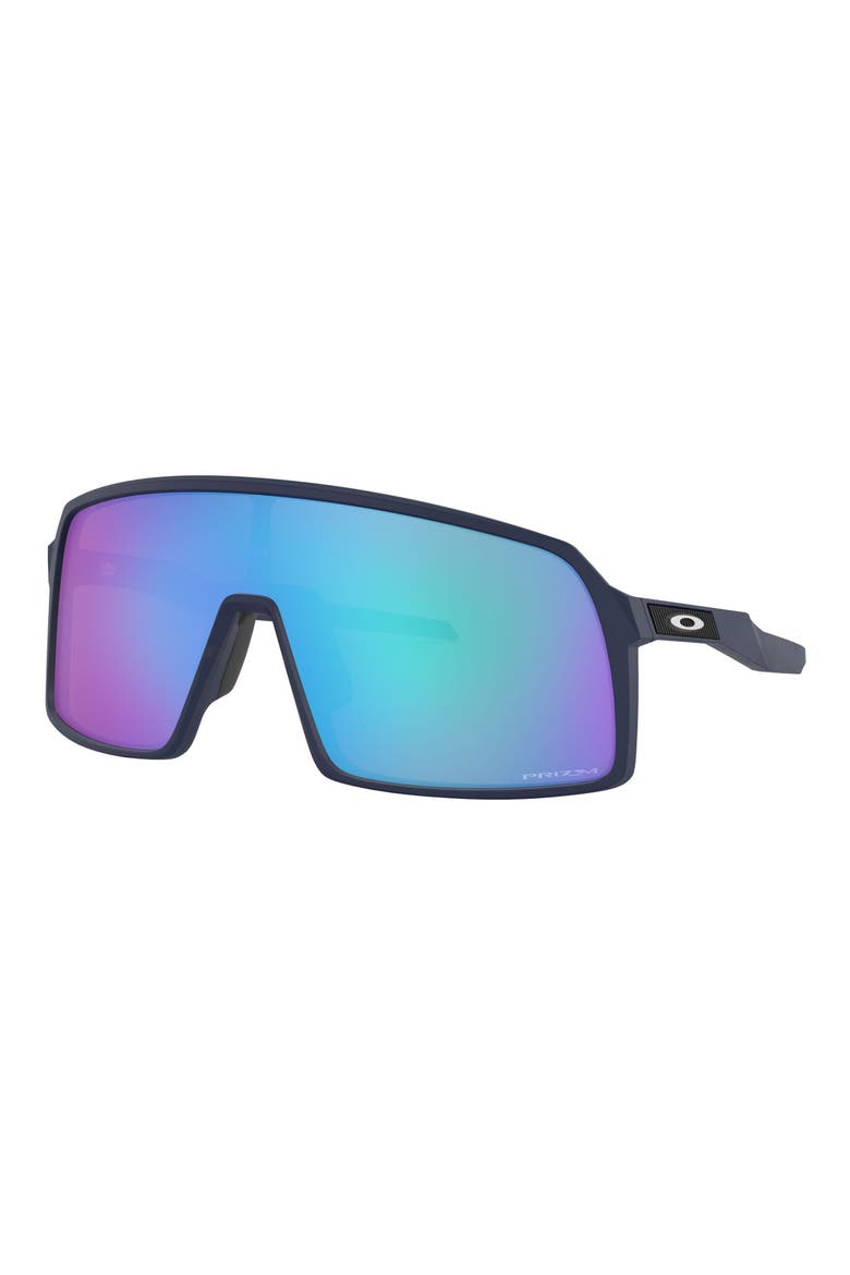 Sutro 137mm Prizm™ Shield Sunglasses, Alternate, color, MATTE NAVY