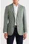 Classic Fit Windowpane Wool & Linen Hopsack Sport Coat