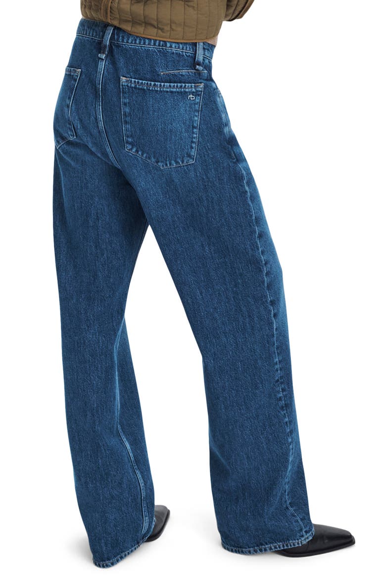 Phoebe Drawstring Wide Leg Jeans, Alternate, color, FLOYD