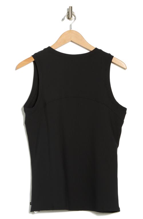 Shop Marika Janie Rib Knit Tank In Black