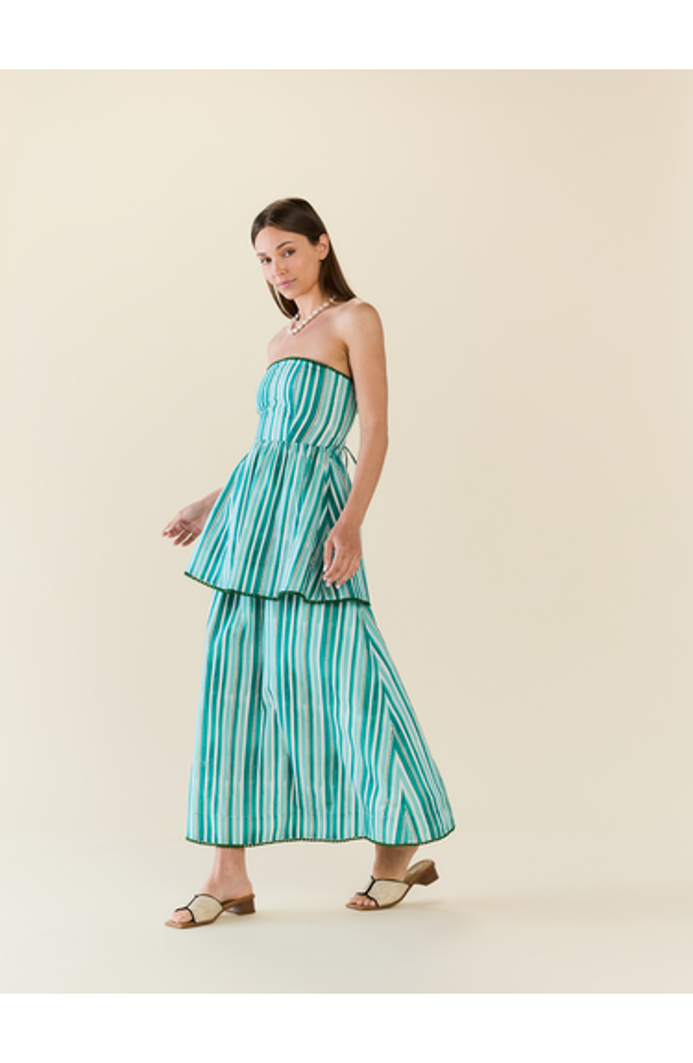 Eddy Daisy Dress x Charli Evans, Main, color, Dunmore Blue Stripe
