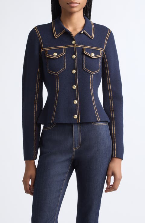 Canyon Wool Blend Knit Jacket