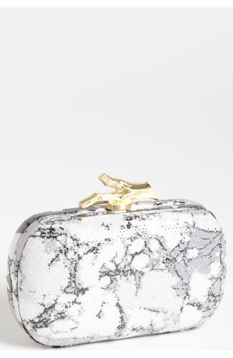 Diane von Furstenberg 'Lytton' Sequin Clutch, Main, color,
