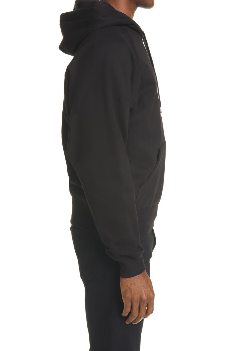 Medusa Head Logo Graphic Cotton Hoodie, Alternate, color, BLACK
