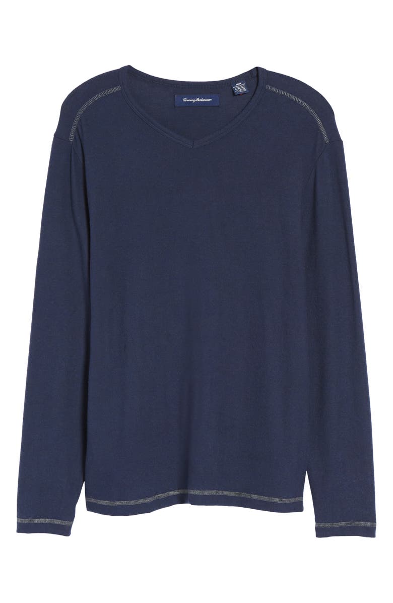 Tommy Bahama 'Leeward' V-Neck Long Sleeve T-Shirt, Alternate, color, 