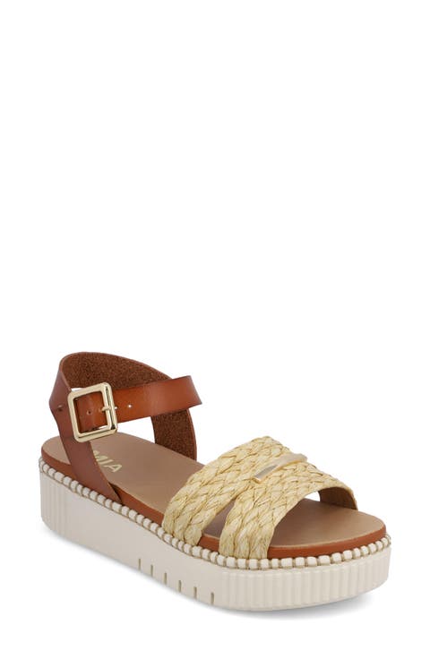 Jacklyn Ankle Strap Platform Sandal (Women)