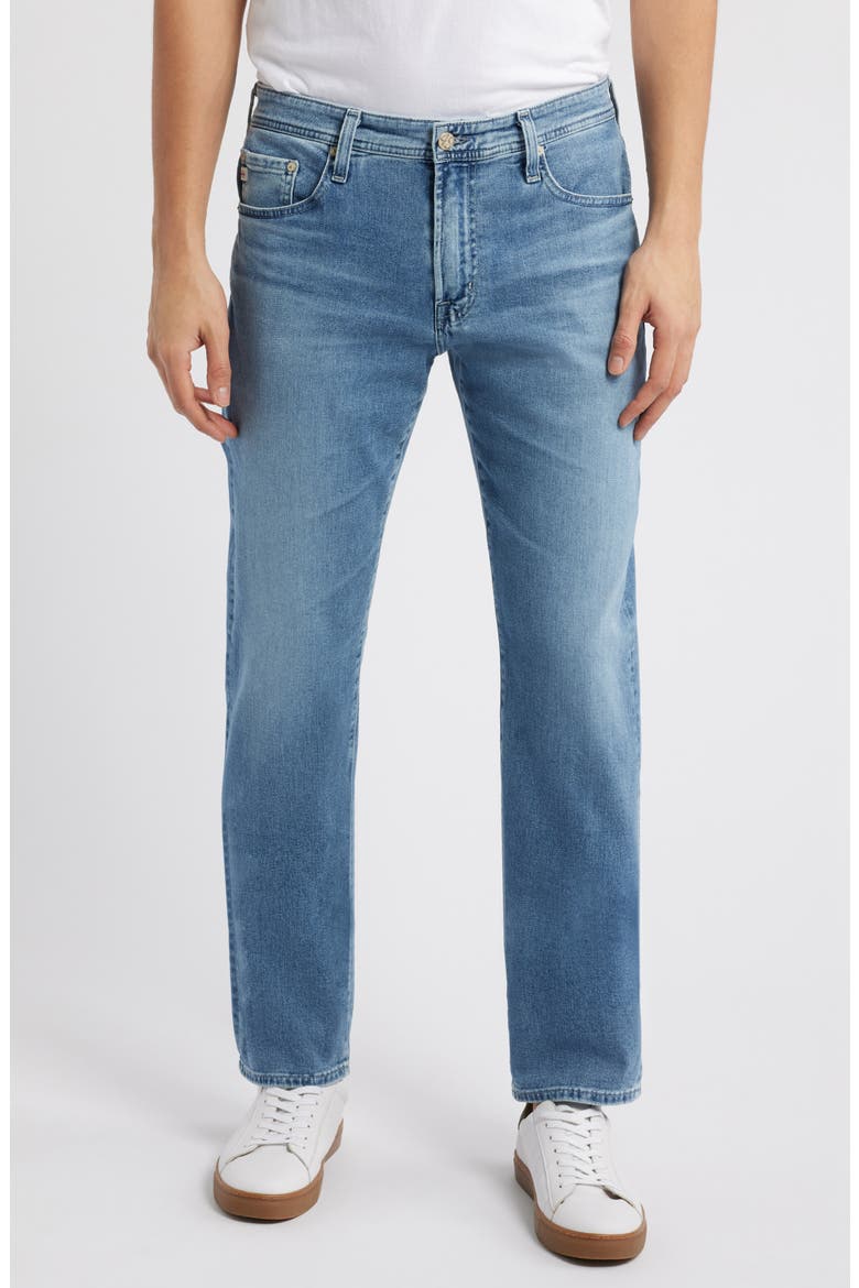 Everett Slim Straight Leg Jeans, Main, color, 18 YEARS ATLANTA