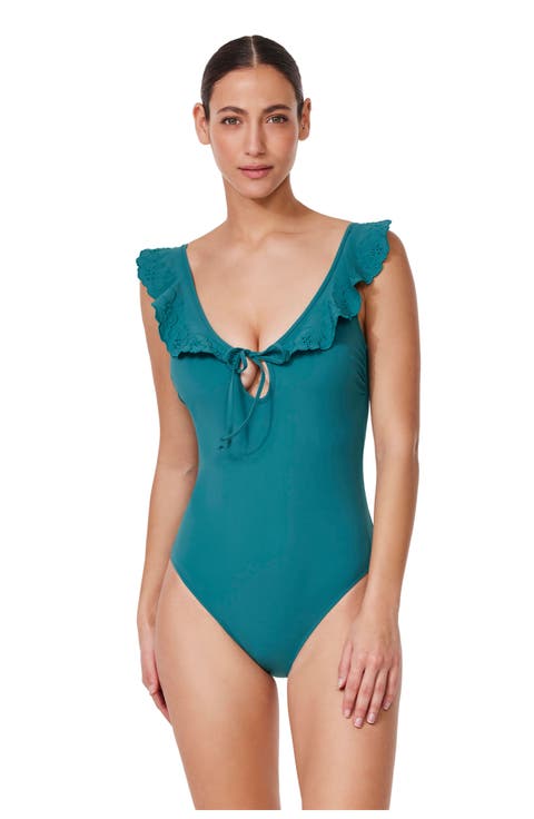 Bachelorette V-Neck Ruffle One Piece