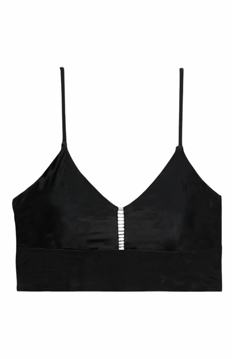 Biliblond Bikini Top Rotem Basic, Alternate, color, Black
