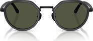 ARMANI 48mm Round Sunglasses