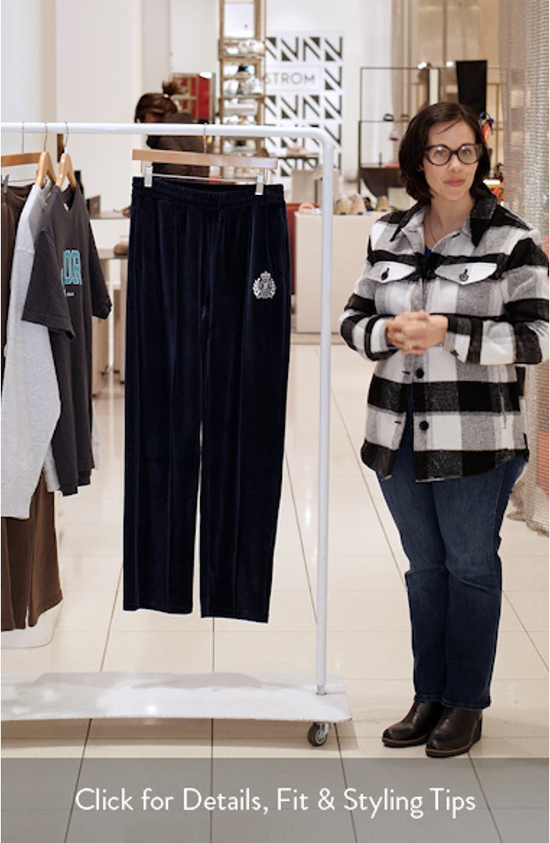 Crest Velour Track Pants, sales video thumbnail