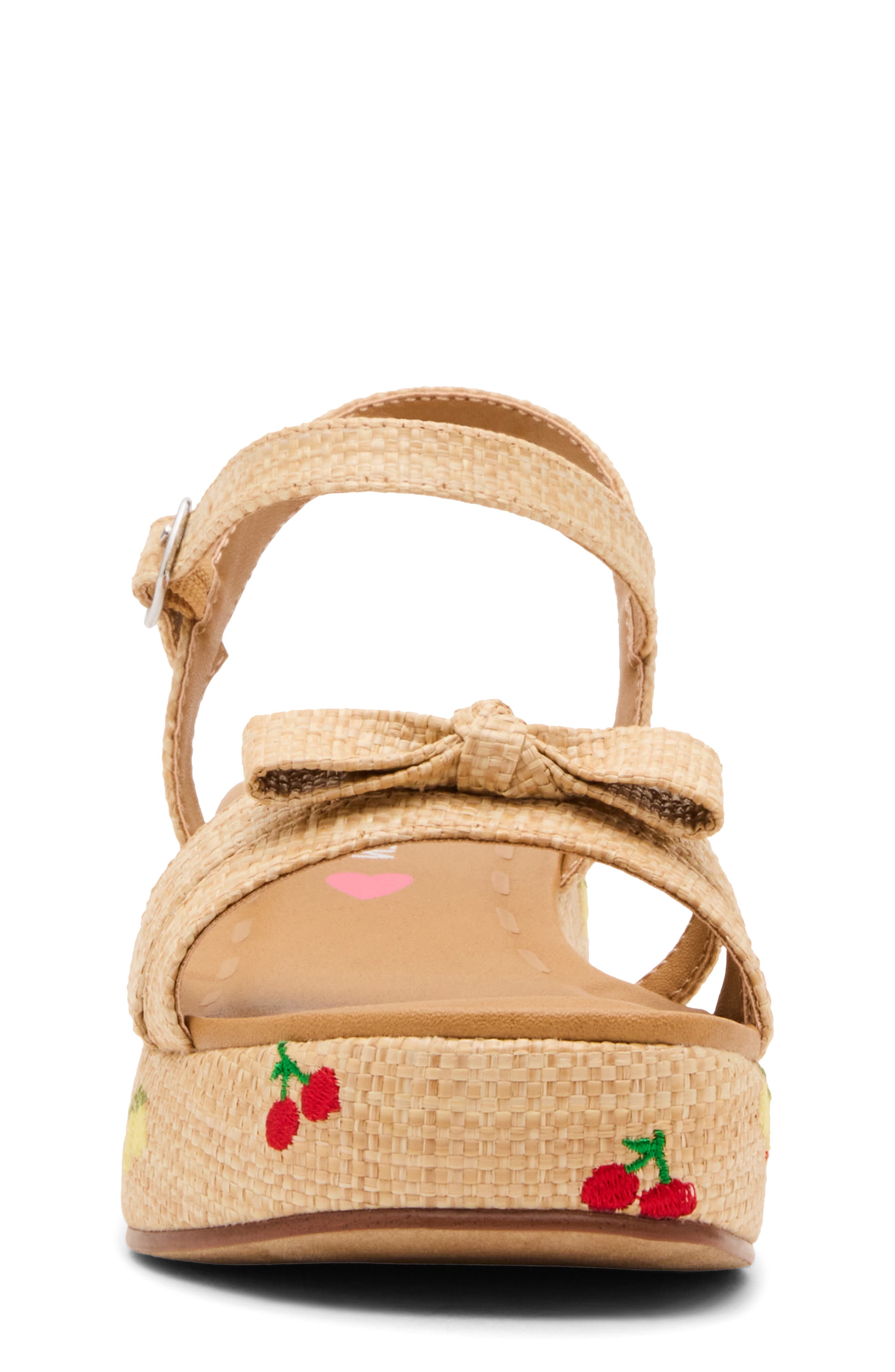 Steve Madden Kids' JMagenta Platform Sandal, Alternate, color, Natural Multi