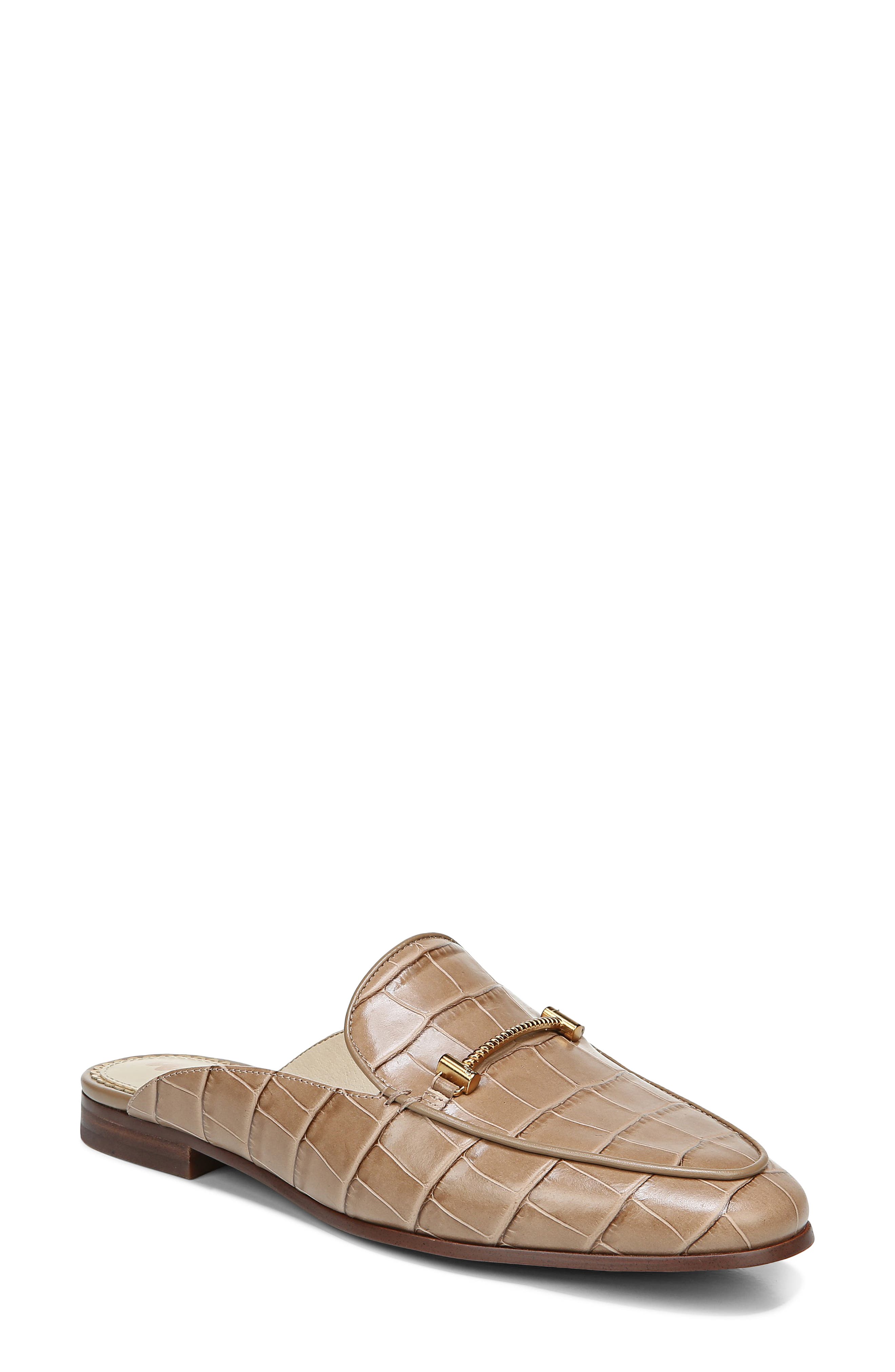 Laurna Mule - Wide Width Available, Main, color, PRALINE LEATHER