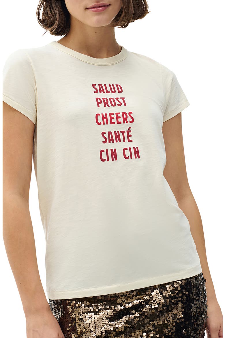 Cheers Cotton Graphic T-Shirt, Alternate, color, IVORY