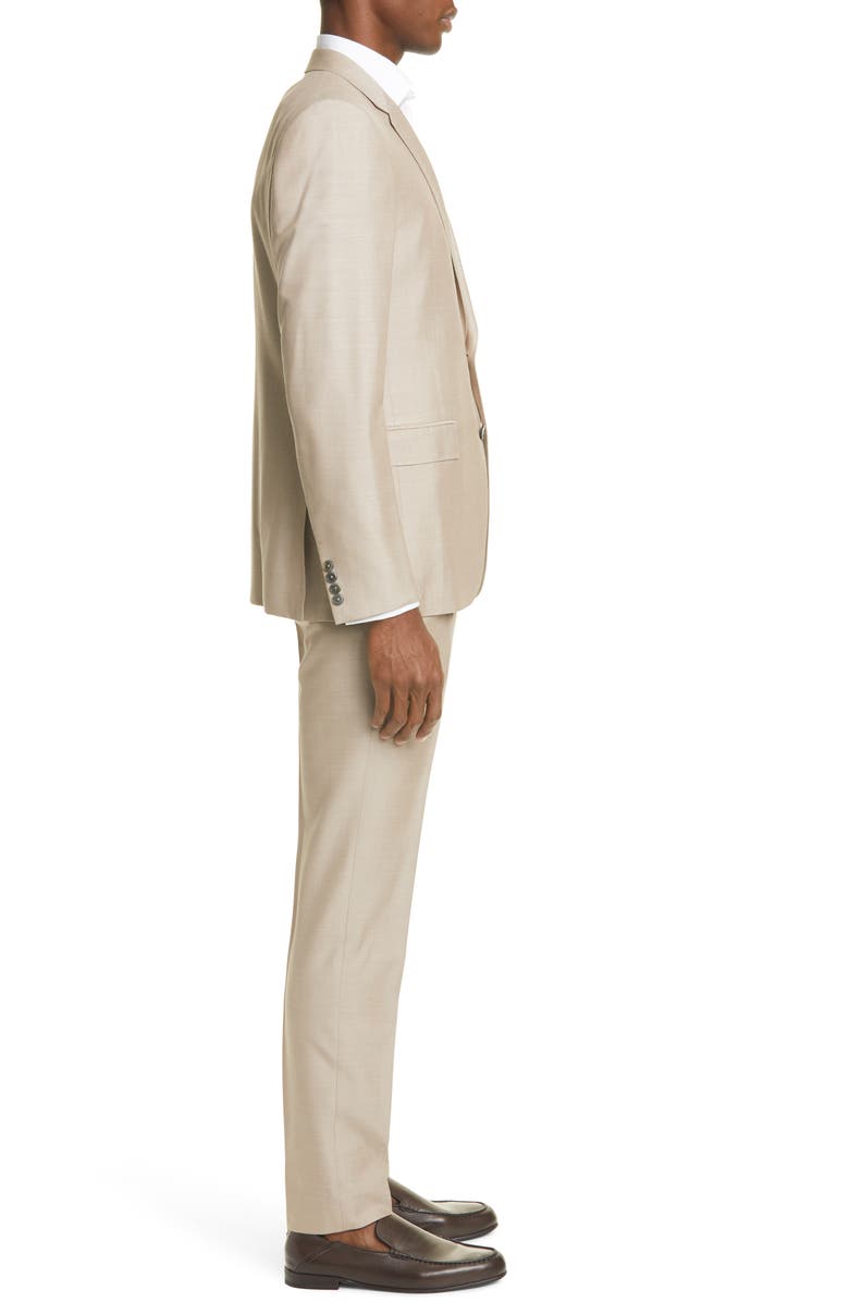 ZEGNA Ermenegildo Zegna Classic Fit Silk & Wool Suit, Alternate, color, 