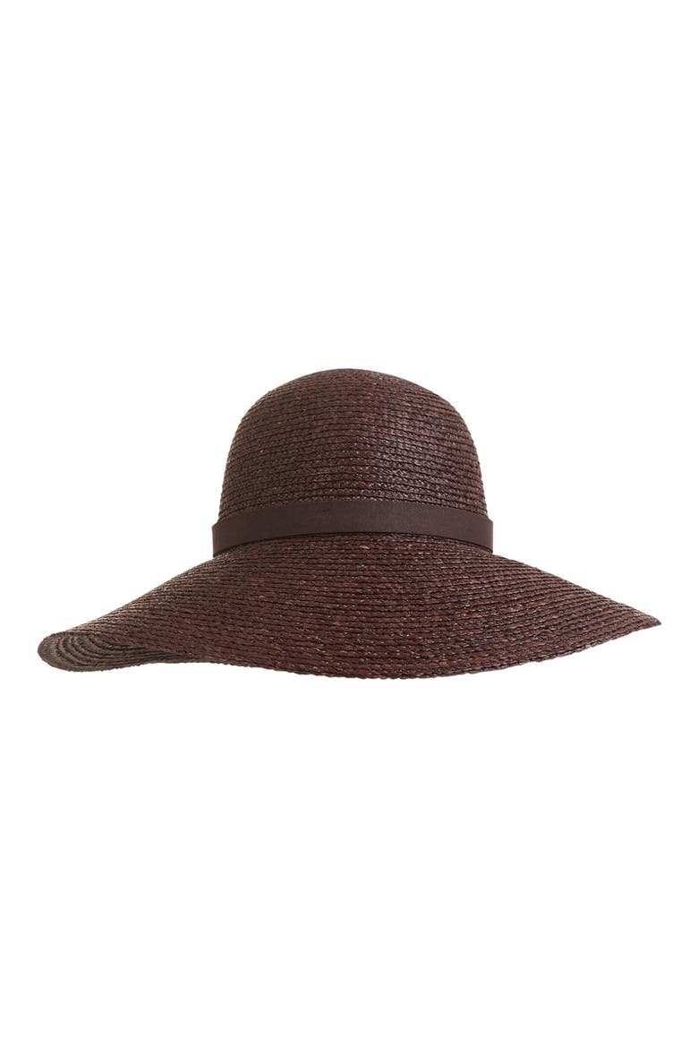 Wide Brim Sun Hat, Main, color, BROWN
