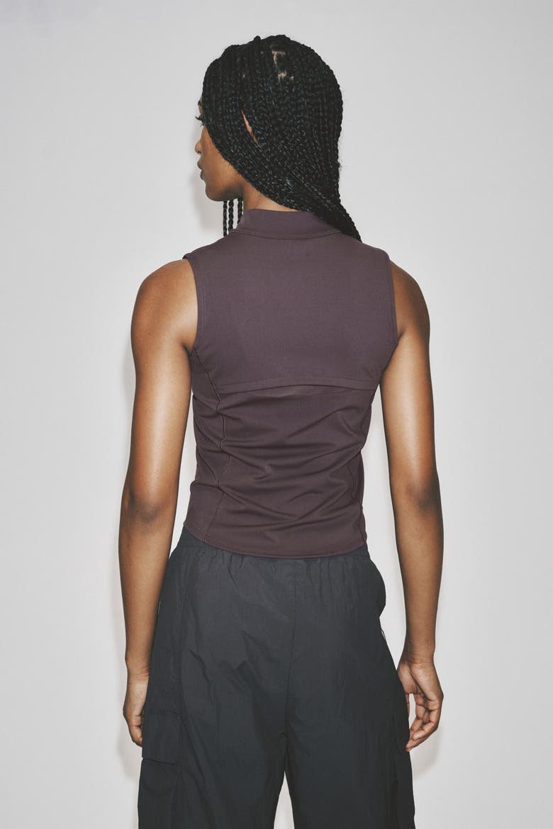 Slim-fit Running Vest With Sculptmove, Alternate, color, Dark heather