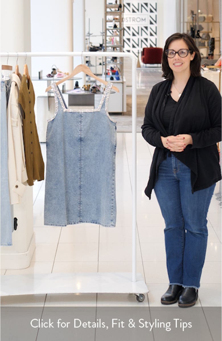 Jayde Sleeveless Denim Minidress, sales video thumbnail