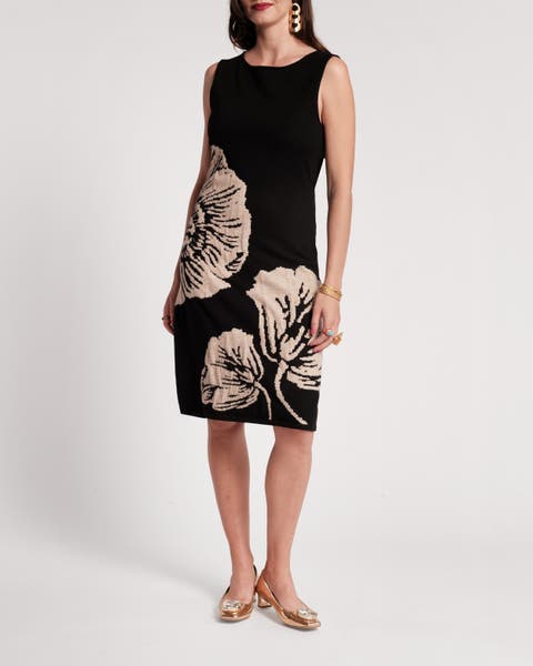 Swan Shift Dress Carefree Chrysanthemum