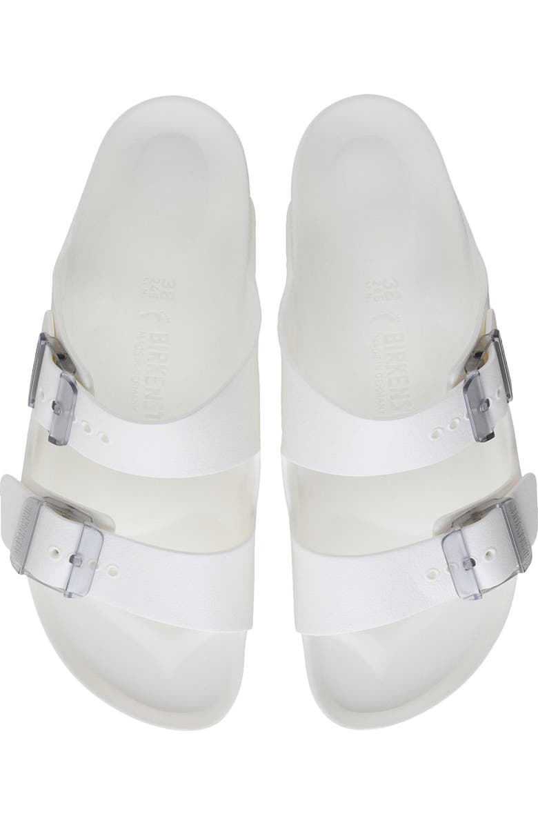 Birkenstock Arizona Stealth Buckle EVA Slide Sandal, Alternate, color, White