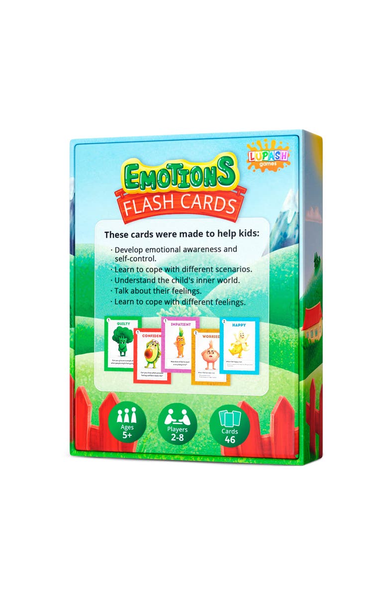 Lupash Games Emotions Flash Cards To Help Develop Social Skills, Alternate, color, 